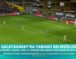 Galatasaray'da yabancı belirsizliği