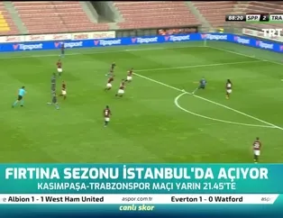 Fırtına sezonu İstanbul'da açıyor