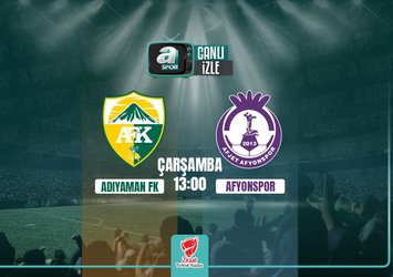 Adıyaman FK - Afyonspor Kulübü | CANLI