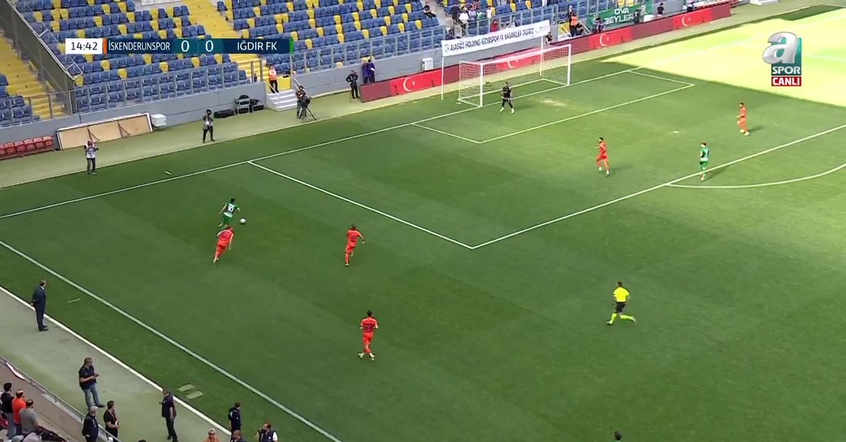 GOL | İskenderunspor 0-1 Alagöz Holding Iğdır FK