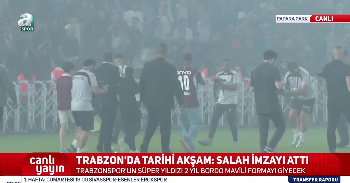 Trabzonspor'da Salah coşkusu! Mısırlı yıldızdan taraftara 3'lü