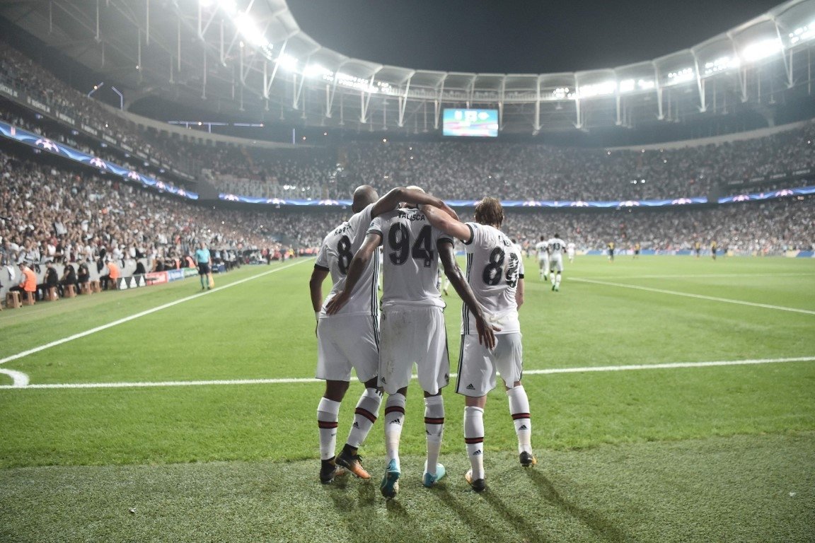 Beşiktaş-Leipzig karşılaşmasından kareler