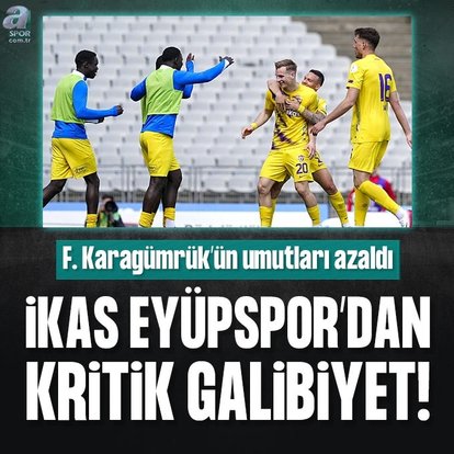 İkas Eyüpspor deplasmanda Mısırlı.com.tr Fatih Karagümrük’ü mağlup etti! İşte maçın özeti