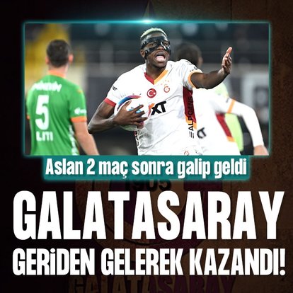 G.Saray geriden gelerek kazandı!