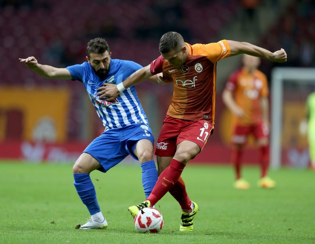 Galatasaray-Dersimspor karşılaşmasından kareler