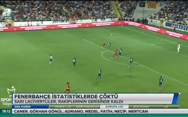 Fenerbahçe istatistiklerde sınıfta kaldı