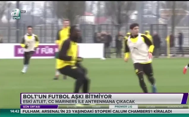 Bolt'un futbol aşkı bitmiyor