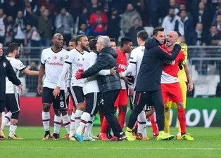 Beşiktaş - Monaco maçı sonrası olay