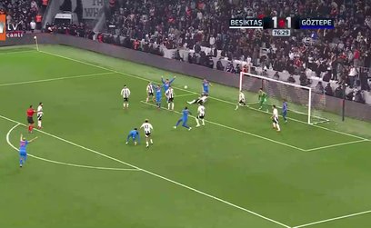 GOL | Beşiktaş 1-2 Göztepe