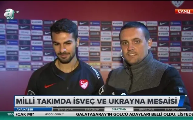 Milli takımda İsveç ve Ukrayna mesaisi