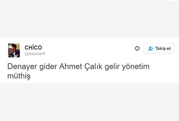 Galatasaray taraftarından Ahmet Çalık tepkisi