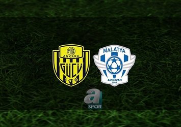 Ankaragücü - Malatya Arguvanspor | CANLI