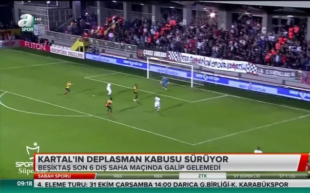 Beşiktaş'ın deplasman kabusu
