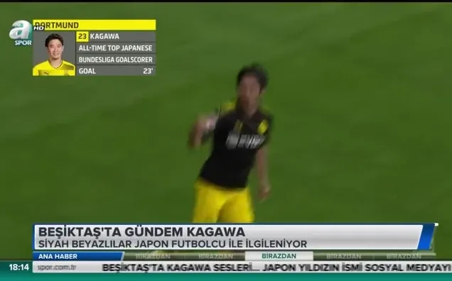 Beşiktaş'ta gündem Kagawa