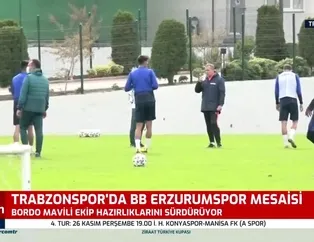 Trabzonspor'da Avcı rüzgarı! Basına açık antrenmanda...