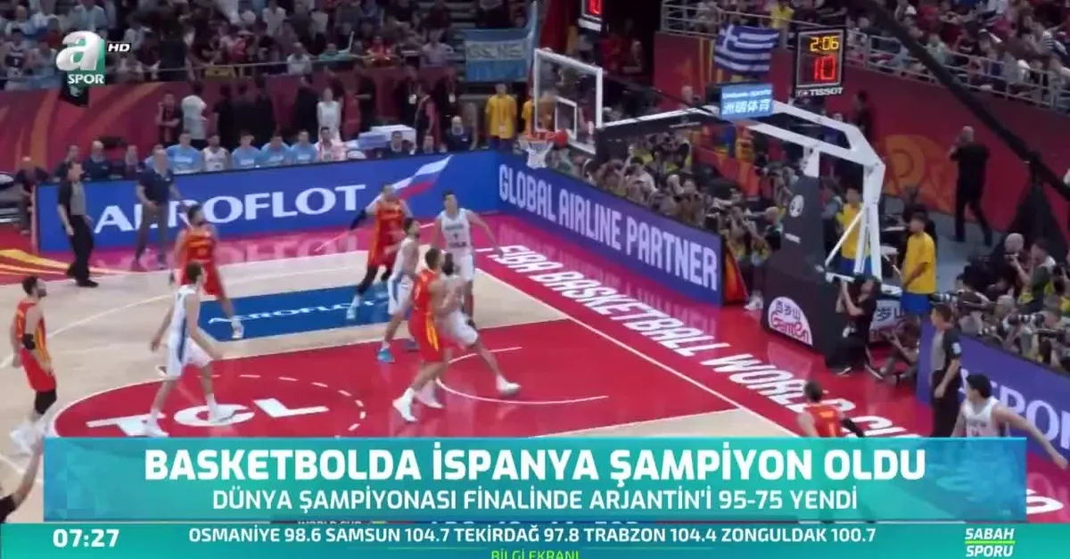 Basketbolda İspanya şampiyon oldu