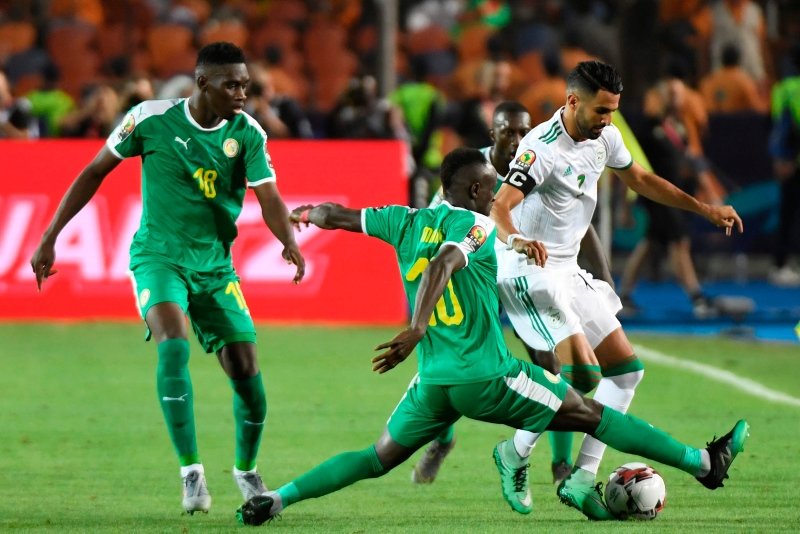 Senegal - Cezayir  maçından kareler...