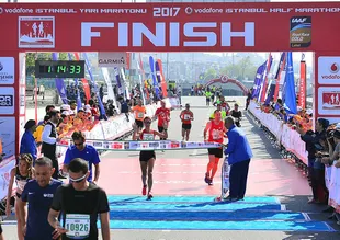 İstanbul Yarı Maratonu tamamlandı
