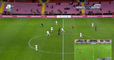 Kayserisporlu futbolcuların Bayrampaşa maçında kaçırdığı akılalmaz gol fırsatı