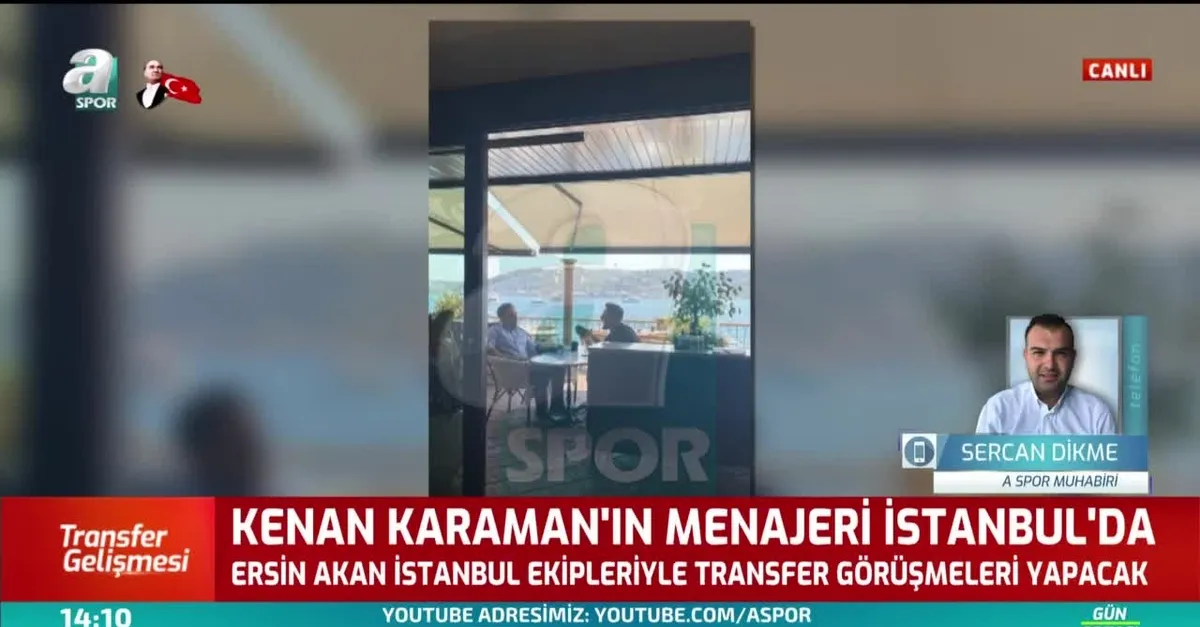 Kenan Karaman'ın menajeri İstanbul'da