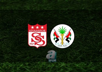Sivasspor - Sharjah maçı saat kaçta?