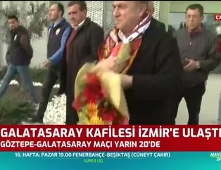 Galatasaray kafilesi İzmir'e ulaştı