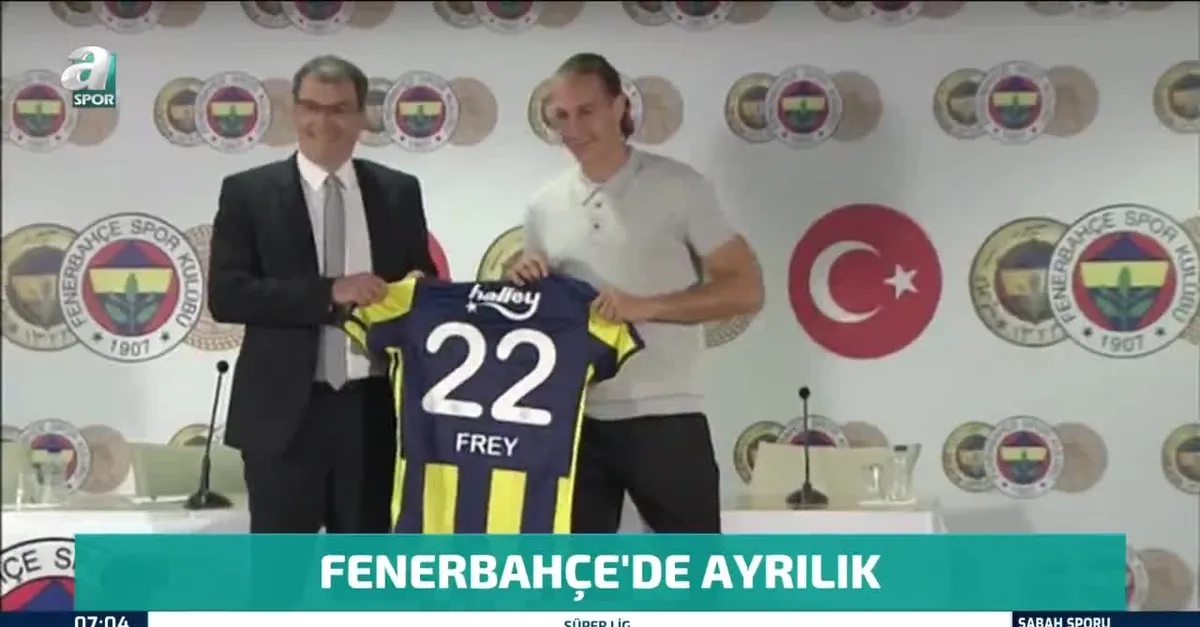 Fenerbahçe'de ayrılık