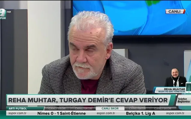 Reha Muhtar'dan Beşiktaş isyanı