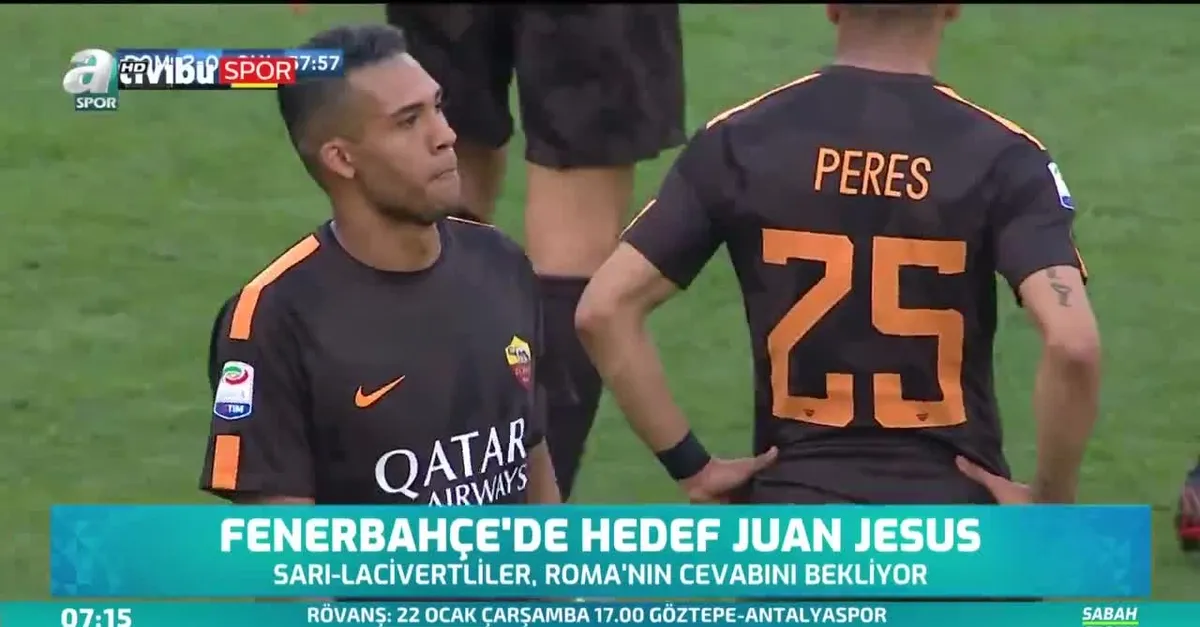 Fenerbahçe'de hedef Juan Jesus