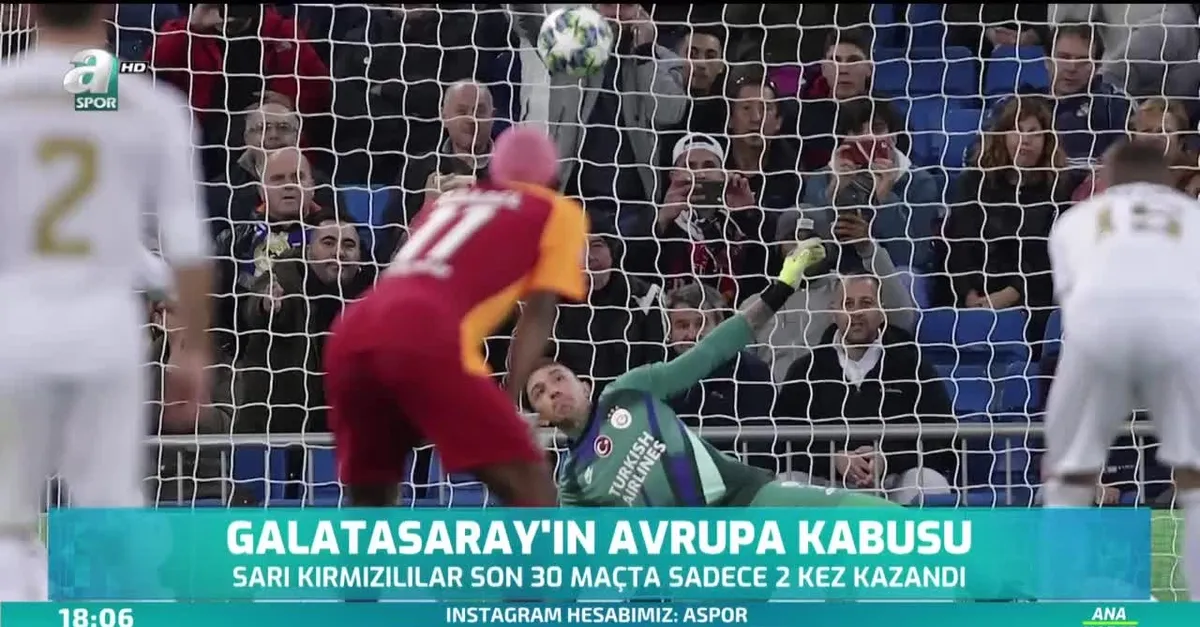 Galatasaray'ın Avrupa kabusu