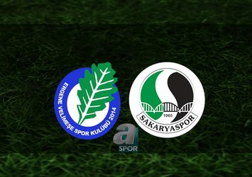 Ergene Velimeşespor - Sakaryaspor maçı ne zaman?
