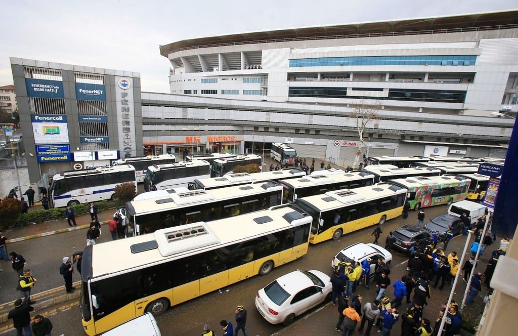 Fenerbahçe taraftarı Vodafone Arena’da