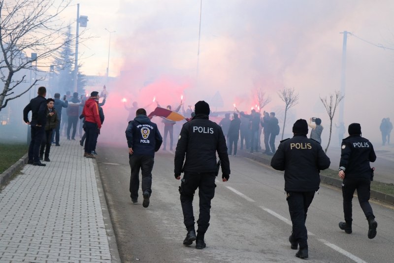 Bolu’da Galatasaray izdihamı yaşandı