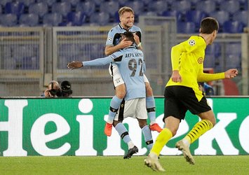 Muriqi'li Lazio Dortmund'u rahat geçti!