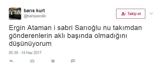Ergin Ataman gitti sosyal medya sallandı