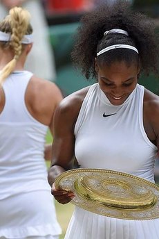 Wimbledon'da zafer Serena Williams'ın