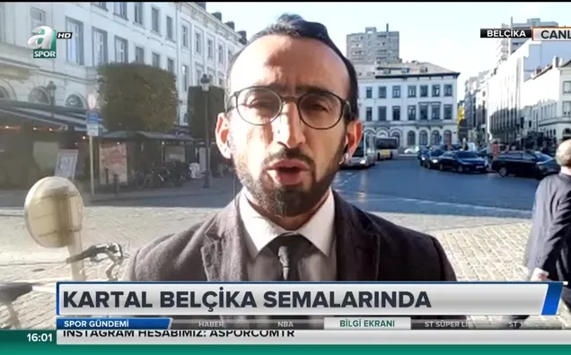 Kartal Belçika semalarında