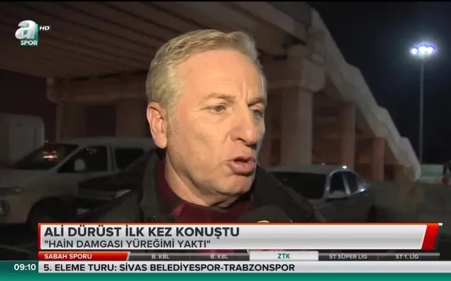 Ali Dürüst: Hain damgası yüreğimi yaktı