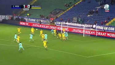 GOL | Çaykur Rizespor 2-0 MKE Ankaragücü
