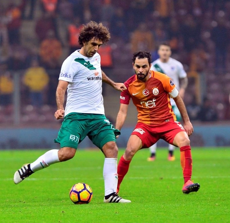 Galatasaray-Bursaspor karşılaşmasından kareler