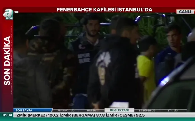 Fenerbahçe kafilesi İstanbul'da!