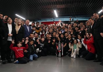 Beşiktaş'ta bayramlaşma töreni!