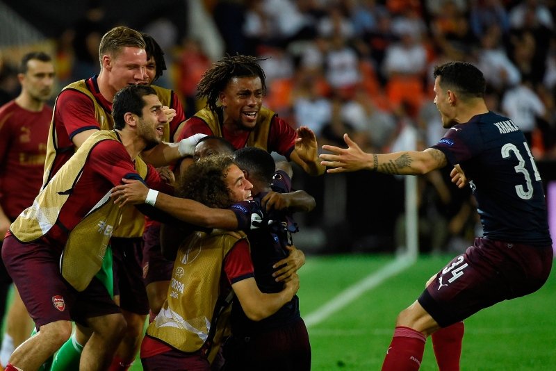 Valencia - Arsenal maçında şok kavga! İşte o anlar...