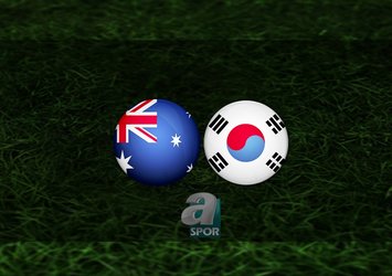 Avustralya - Güney Kore maçı ne zaman?