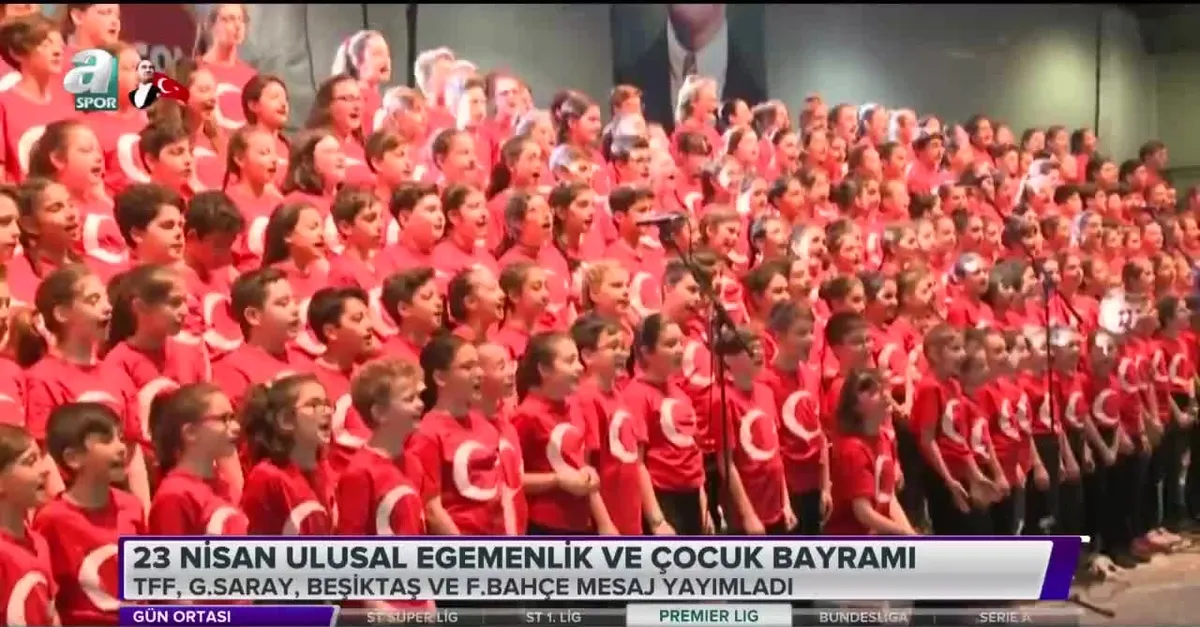TFF. G.Saray, F.Bahçe ve Beşiktaş'tan Çocuk Bayramı mesajı