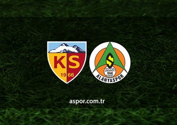 Kayserispor - Alanyaspor maçı saat kaçta?