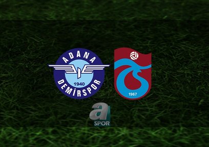 Adana Demirspor - Trabzonspor maçı saat kaçta?