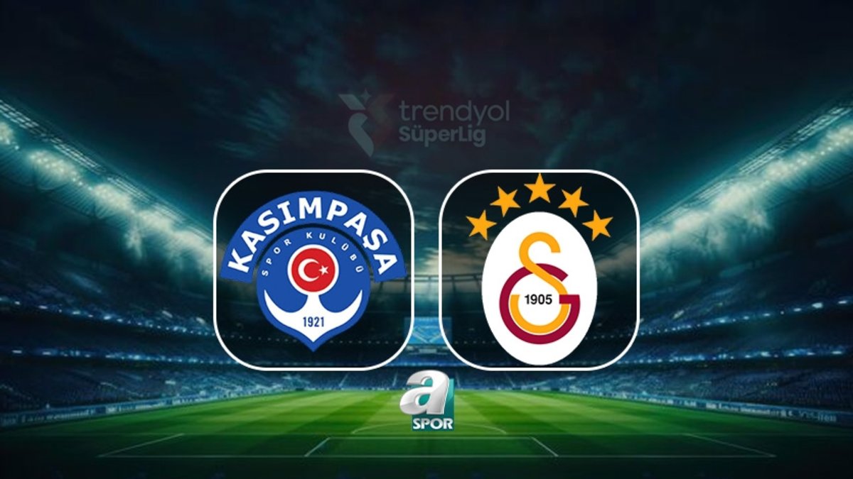 Kasımpaşa - Galatasaray maçı saat kaçta, hangi kanalda?