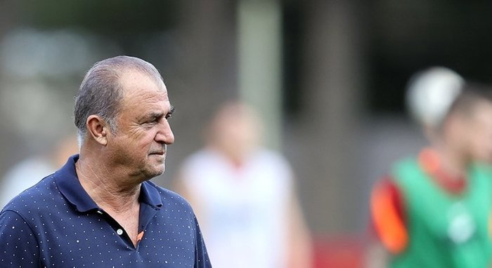 Fatih Terim, Galatasaray - Hatayspor maçı öncesinde idmanda...