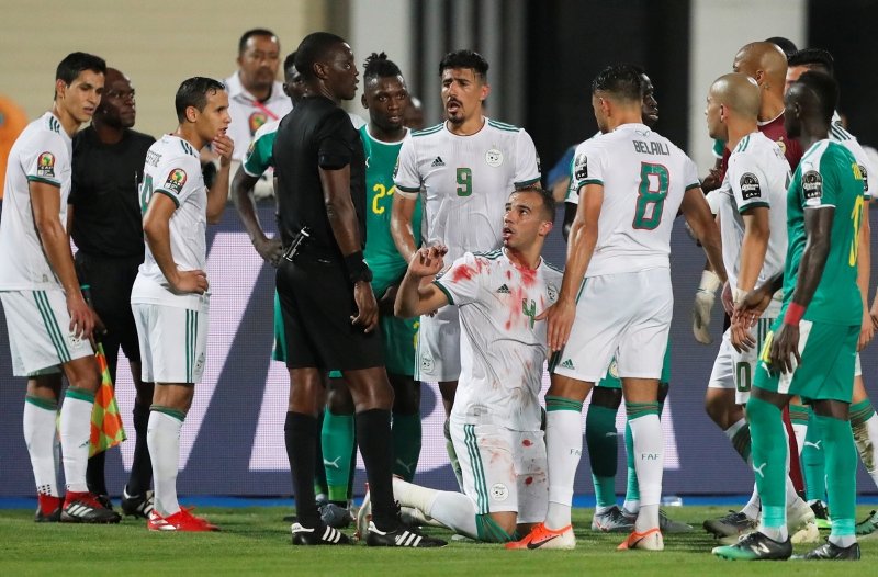Senegal - Cezayir  maçından kareler...
